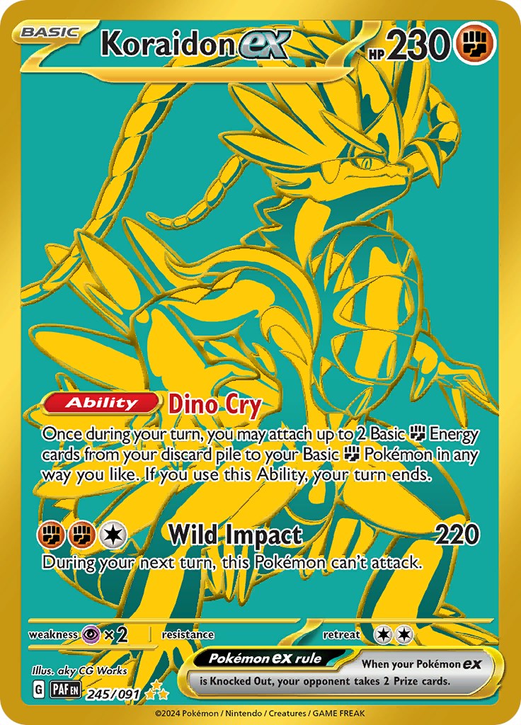 Koraidon ex (245/091) [Scarlet & Violet: Paldean Fates] | Good Games Morley
