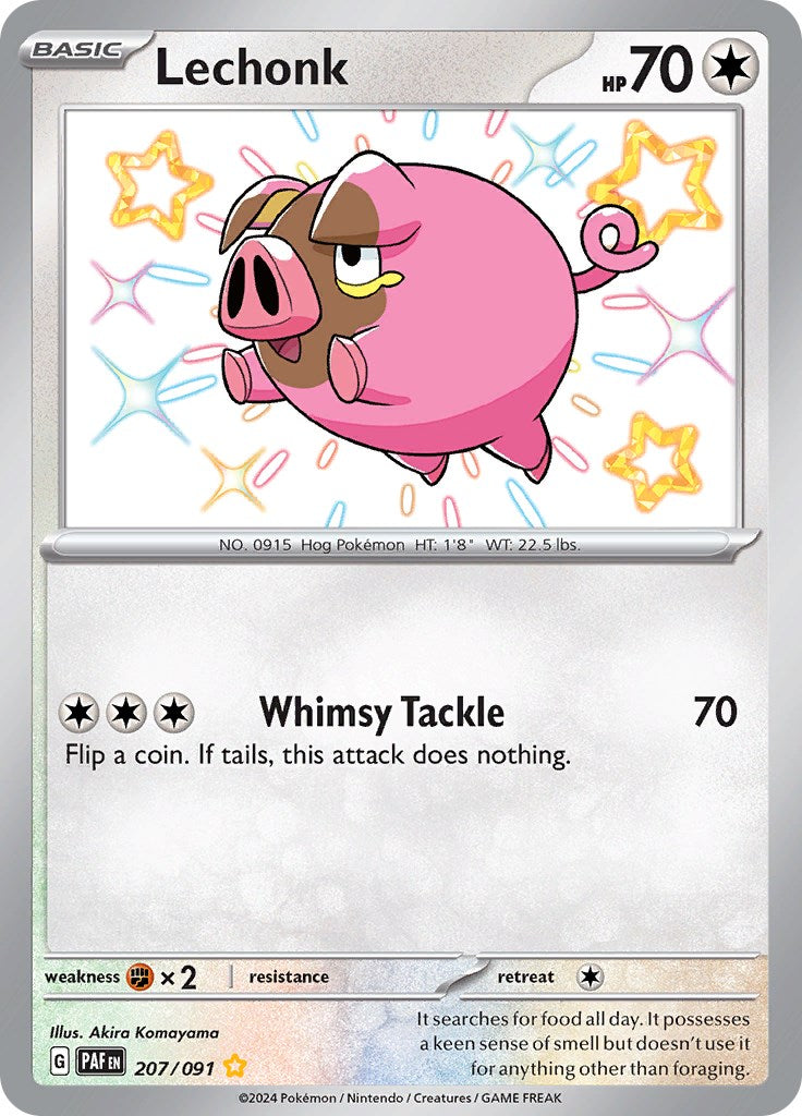 Lechonk (207/091) [Scarlet & Violet: Paldean Fates] | Good Games Morley