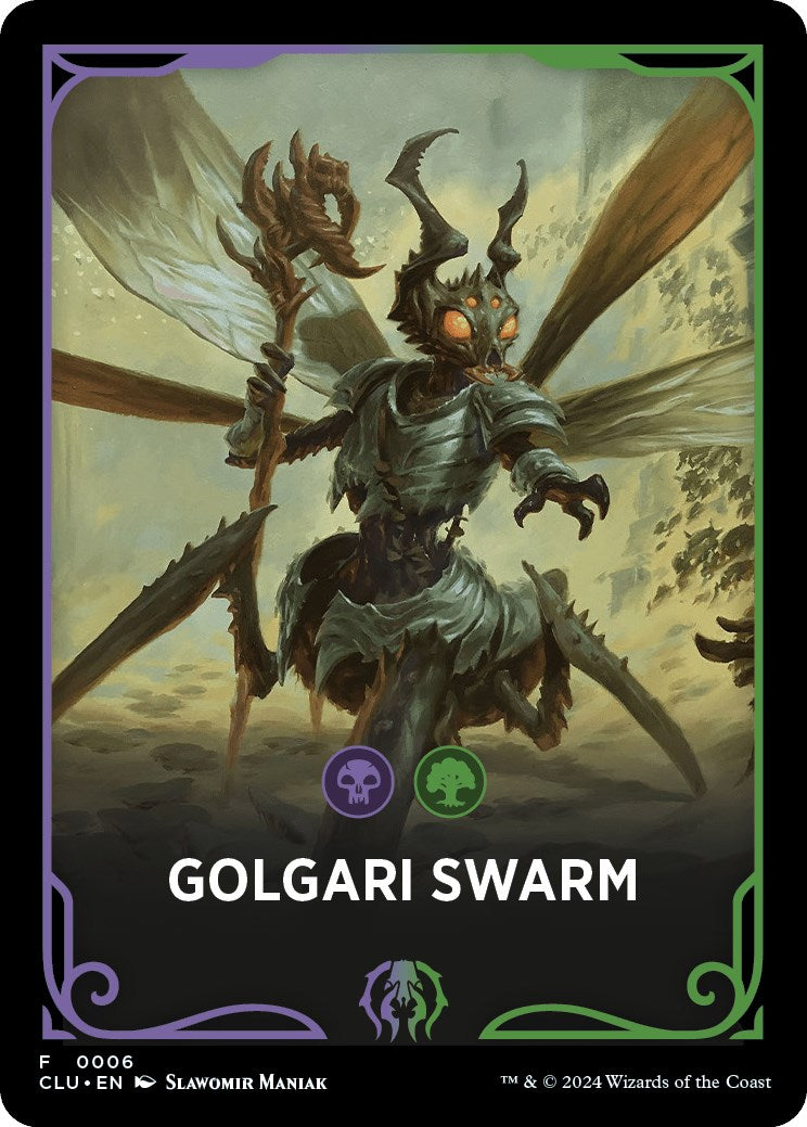 Golgari Swarm Theme Card [Ravnica: Clue Edition Tokens] | Good Games Morley