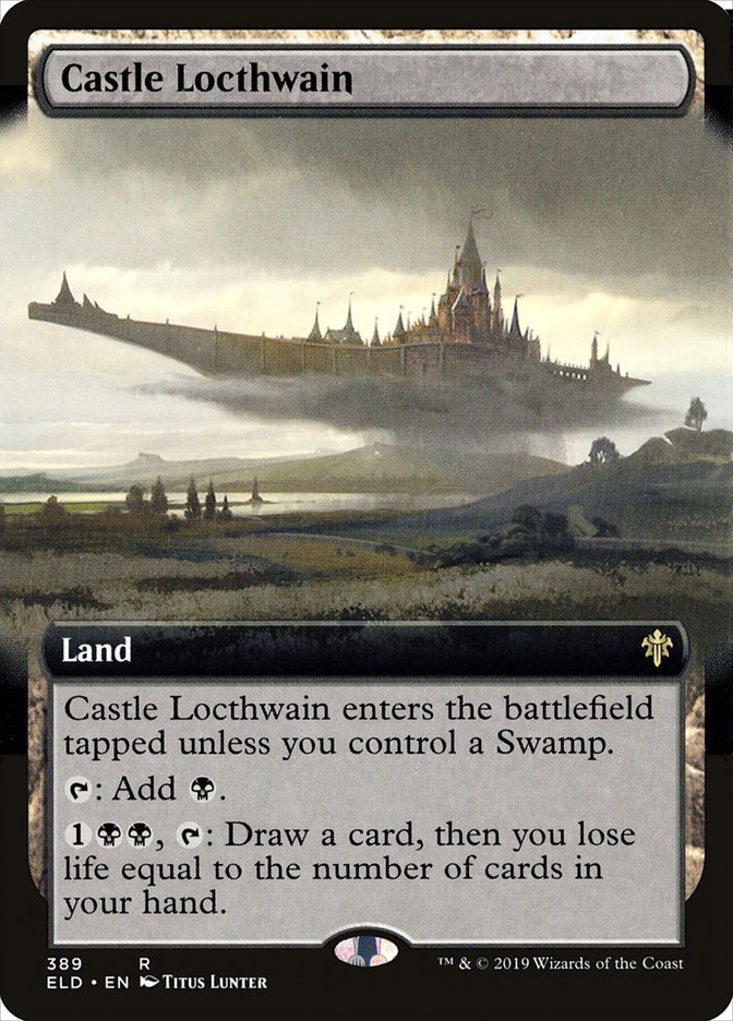 Castle Locthwain (Extended Art) [Throne of Eldraine] | Good Games Morley