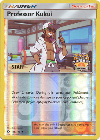 Professor Kukui (128/149) (Regional Championship Promo Staff) [Sun & Moon: Base Set] | Good Games Morley