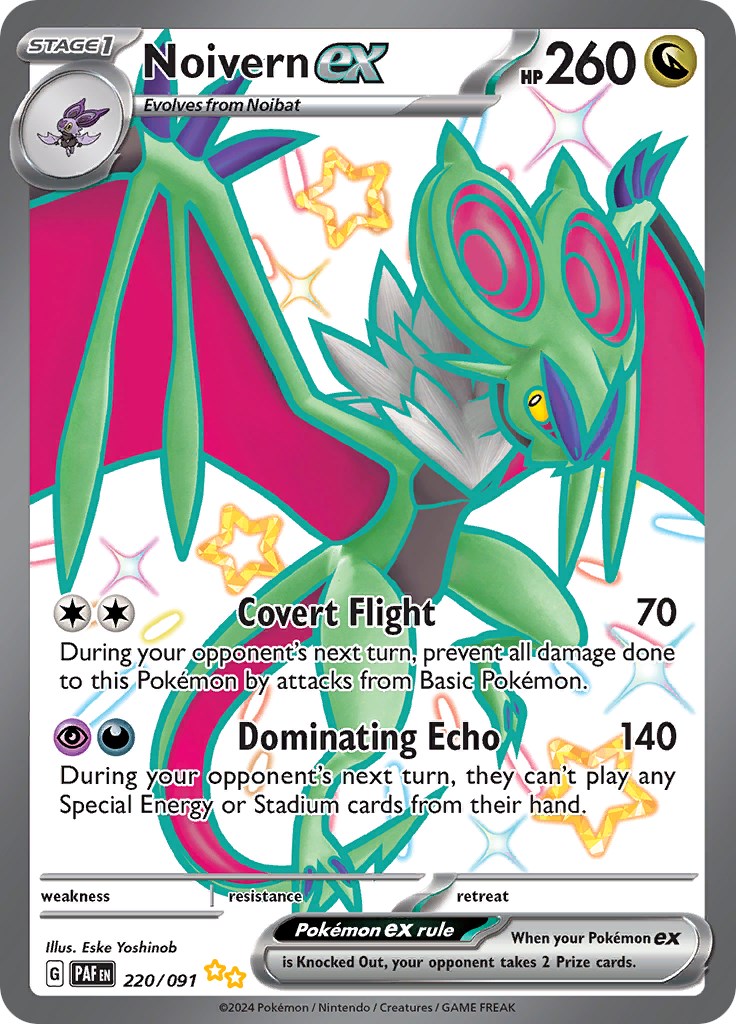 Noivern ex (220/091) [Scarlet & Violet: Paldean Fates] | Good Games Morley