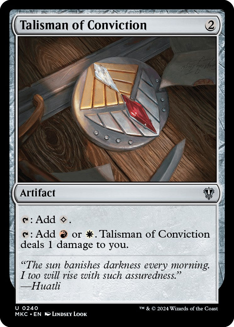 Talisman of Conviction [Murders at Karlov Manor Commander] | Good Games Morley