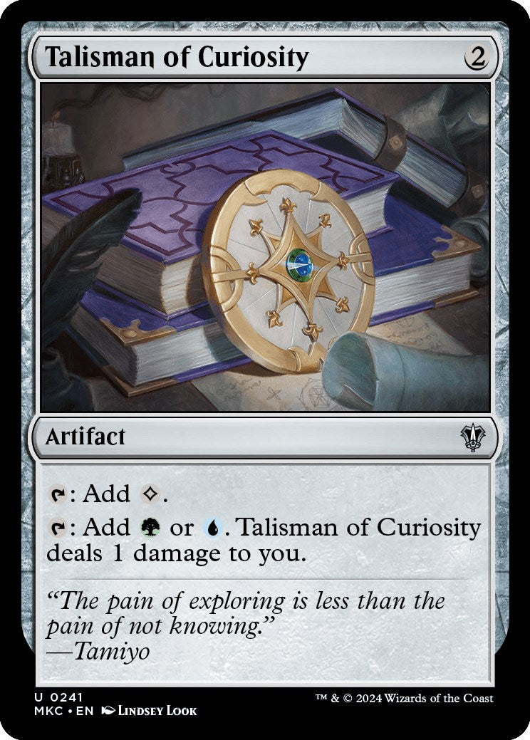 Talisman of Curiosity [Murders at Karlov Manor Commander] | Good Games Morley