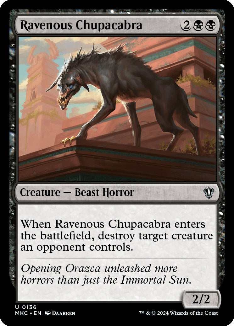 Ravenous Chupacabra [Murders at Karlov Manor Commander] | Good Games Morley