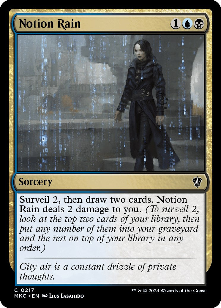 Notion Rain [Murders at Karlov Manor Commander] | Good Games Morley