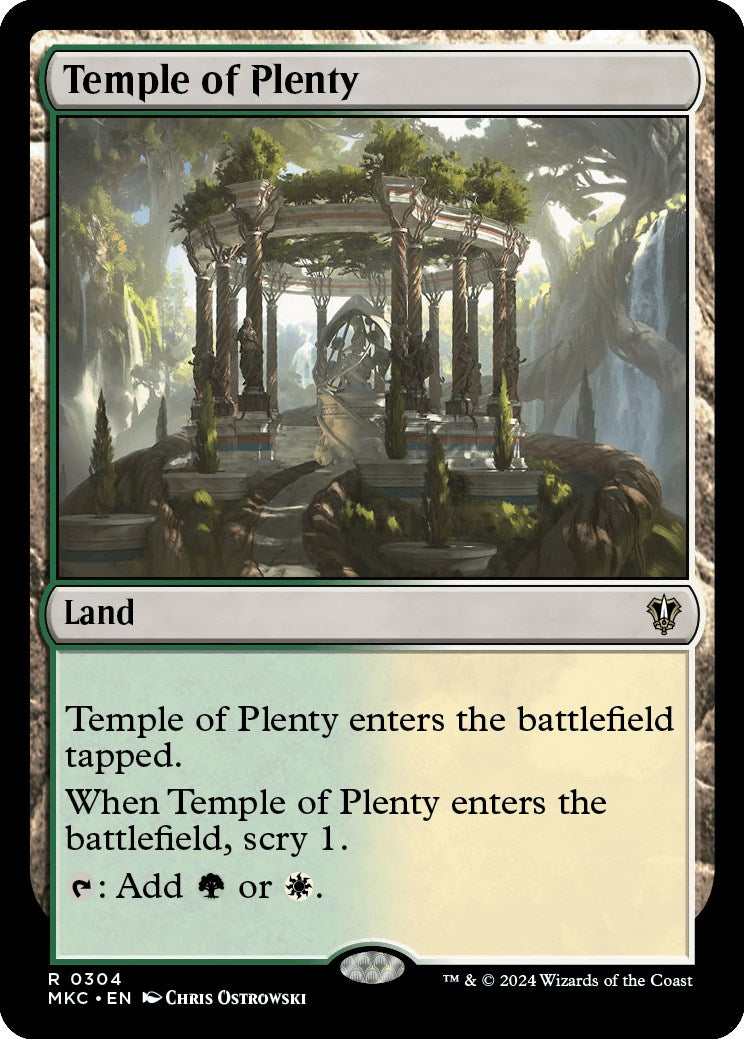Temple of Plenty [Murders at Karlov Manor Commander] | Good Games Morley