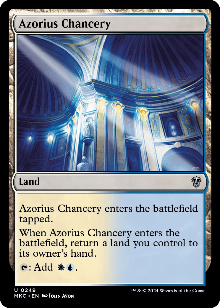 Azorius Chancery [Murders at Karlov Manor Commander] | Good Games Morley
