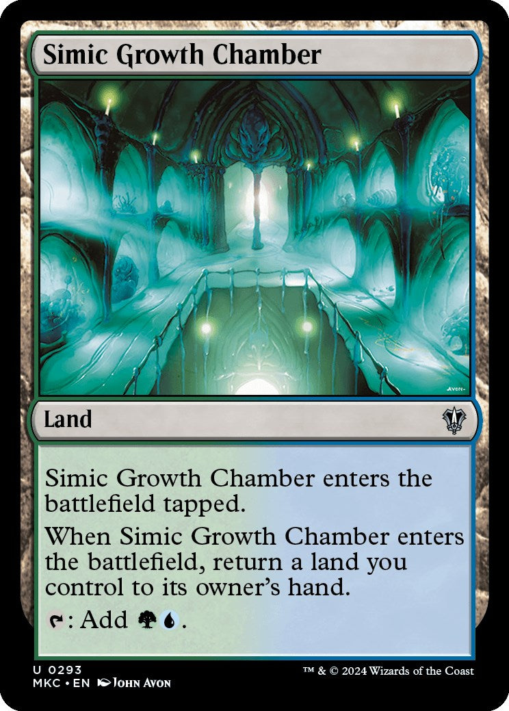Simic Growth Chamber [Murders at Karlov Manor Commander] | Good Games Morley