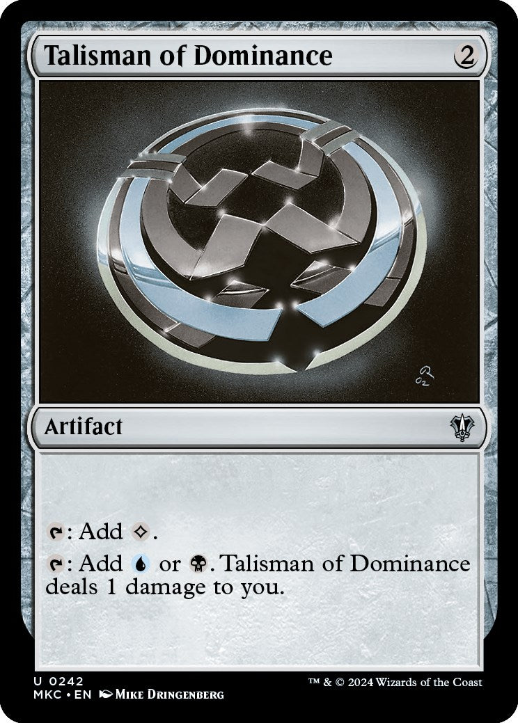 Talisman of Dominance [Murders at Karlov Manor Commander] | Good Games Morley