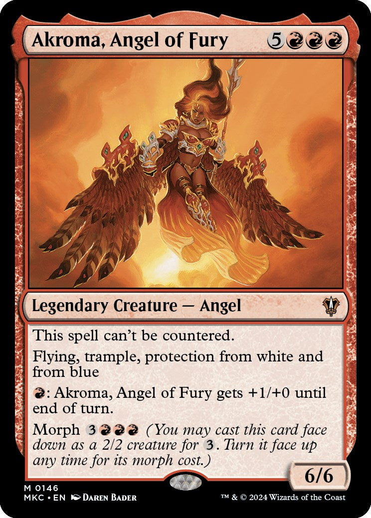 Akroma, Angel of Fury [Murders at Karlov Manor Commander] | Good Games Morley
