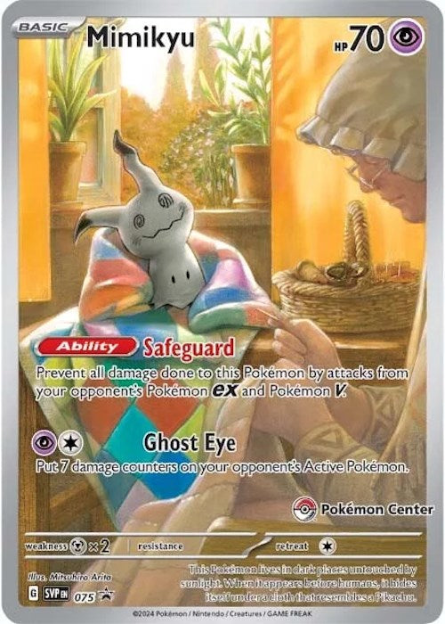 Mimikyu (SVP075)(Pokemon Center Exclusive) [Scarlet & Violet: Black Star Promos] | Good Games Morley