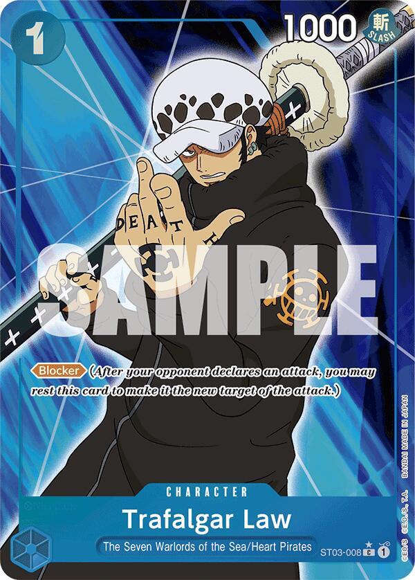 Trafalgar Law ST03-008 (Premium Booster -The Best-)  - Full Art Foil | Good Games Morley