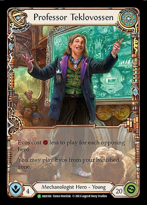 Professor Teklovossen [HER104] (Promo)  Cold Foil | Good Games Morley