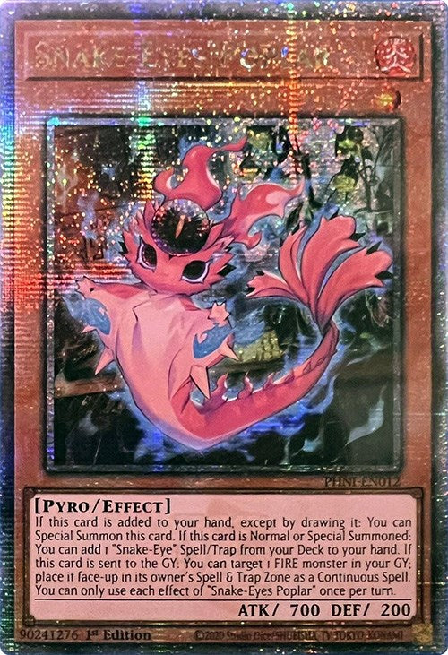 Snake-Eyes Poplar [PHNI-EN012] Quarter Century Secret Rare | Good Games Morley