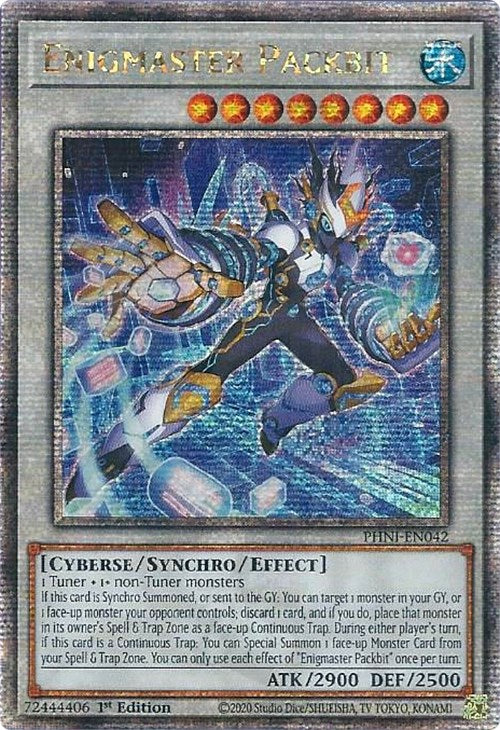 Enigmaster Packbit [PHNI-EN042] Quarter Century Secret Rare | Good Games Morley