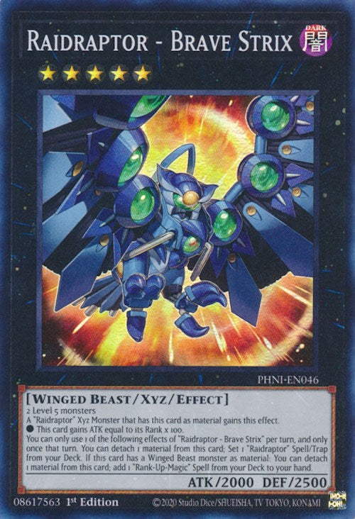 Raidraptor - Brave Strix [PHNI-EN046] Super Rare | Good Games Morley