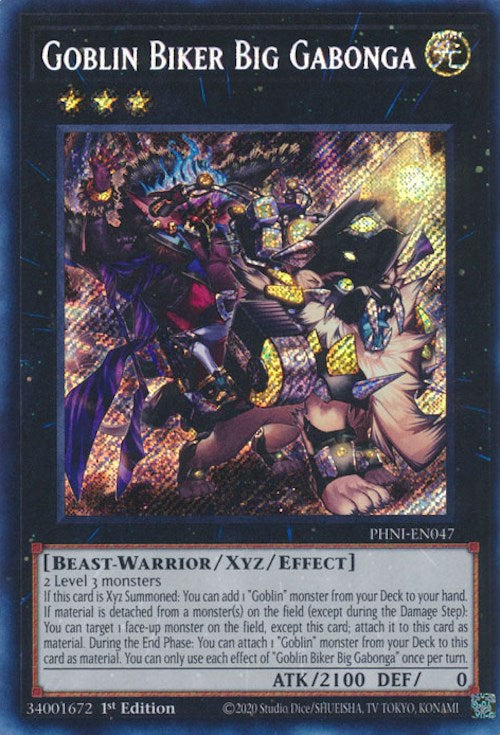 Goblin Biker Big Gabonga [PHNI-EN047] Secret Rare | Good Games Morley