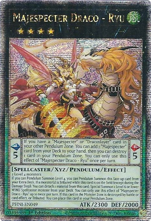 Majespecter Draco - Ryu [PHNI-EN049] Quarter Century Secret Rare | Good Games Morley