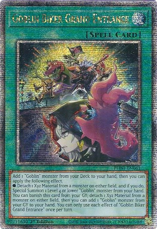 Goblin Biker Grand Entrance [PHNI-EN061] Quarter Century Secret Rare | Good Games Morley