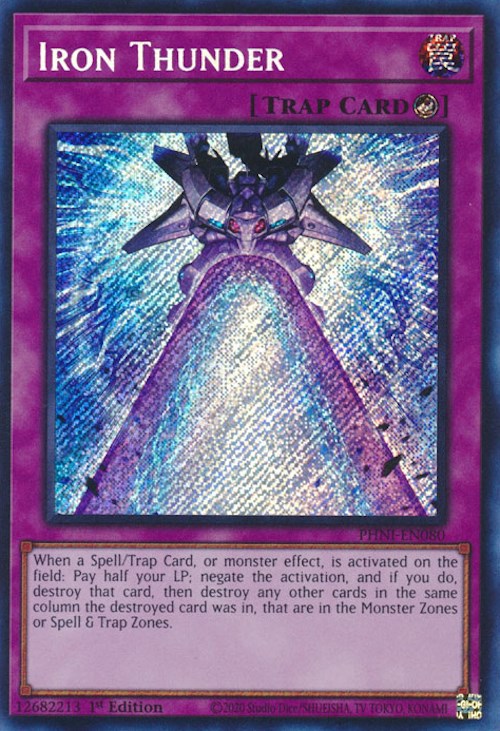 Iron Thunder [PHNI-EN080] Secret Rare | Good Games Morley