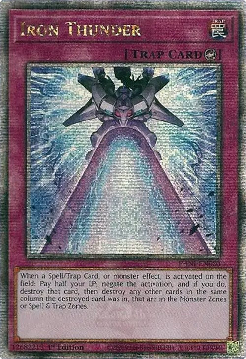 Iron Thunder [PHNI-EN080] Quarter Century Secret Rare | Good Games Morley