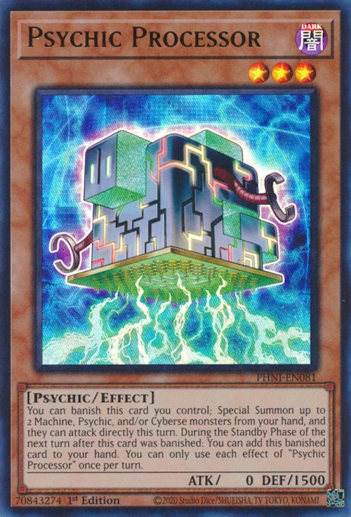 Psychic Processor [PHNI-EN081] Ultra Rare | Good Games Morley
