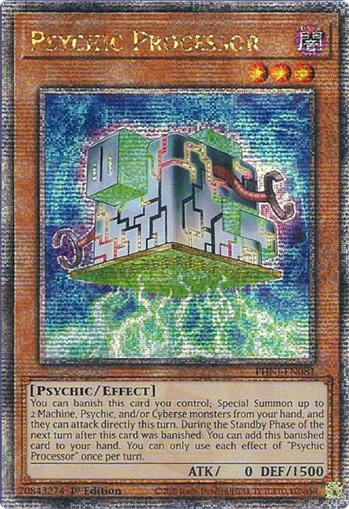 Psychic Processor [PHNI-EN081] Quarter Century Secret Rare | Good Games Morley