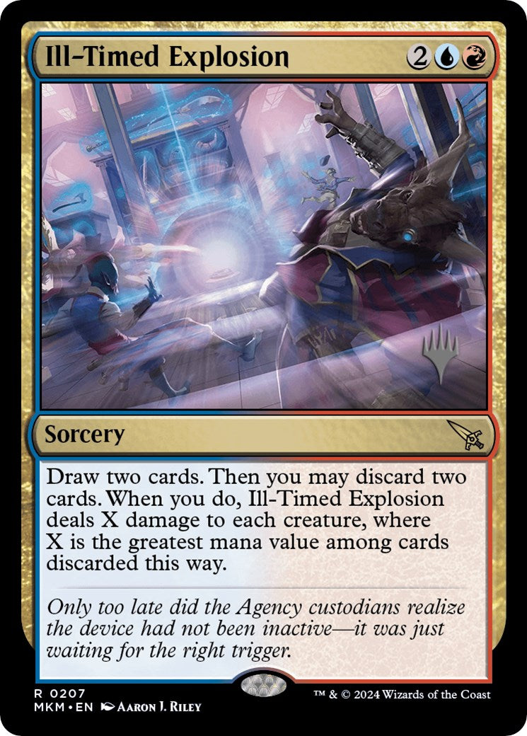 Ill-Timed Explosion (Promo Pack) [Murders at Karlov Manor Promos] | Good Games Morley