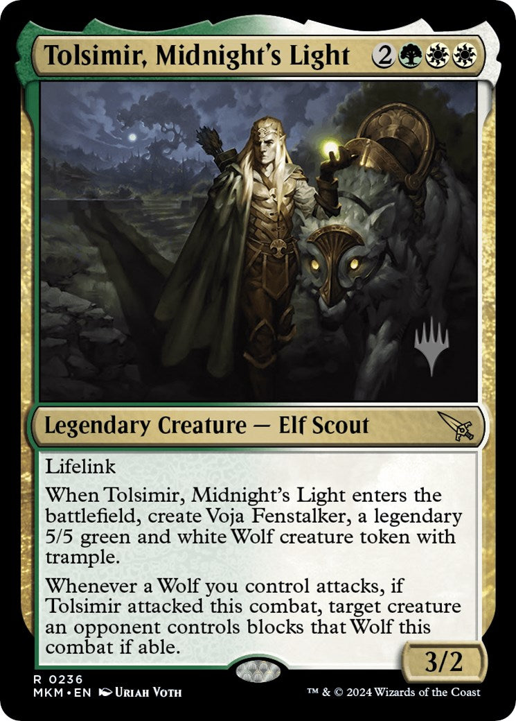 Tolsimir, Midnight's Light (Promo Pack) [Murders at Karlov Manor Promos] | Good Games Morley