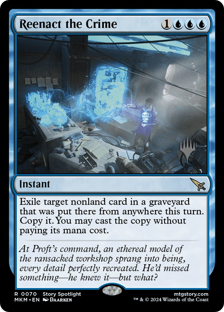 Reenact the Crime (Promo Pack) [Murders at Karlov Manor Promos] | Good Games Morley