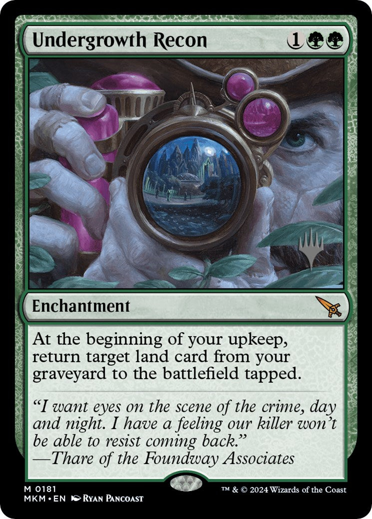 Undergrowth Recon (Promo Pack) [Murders at Karlov Manor Promos] | Good Games Morley