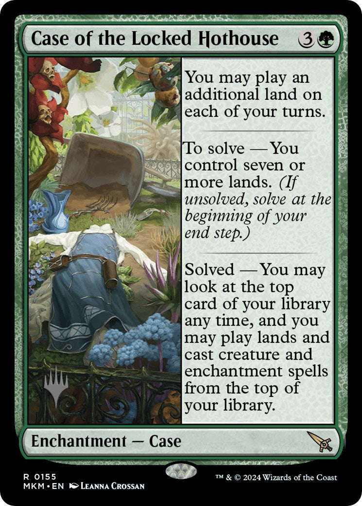 Case of the Locked Hothouse (Promo Pack) [Murders at Karlov Manor Promos] | Good Games Morley