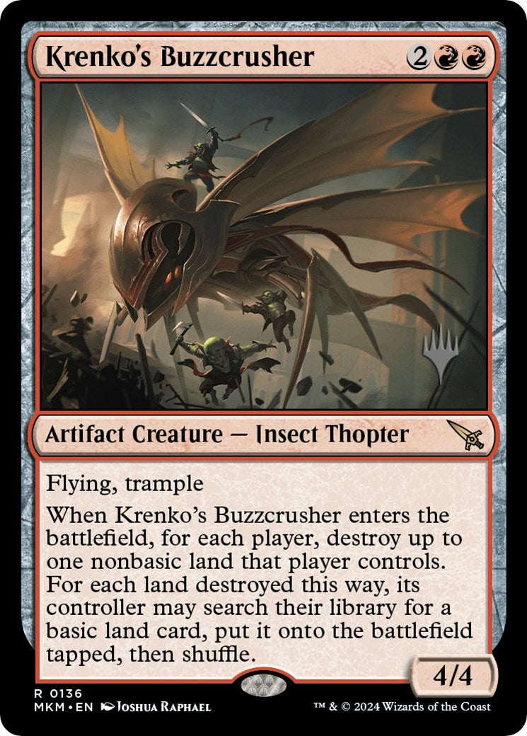 Krenko's Buzzcrusher (Promo Pack) [Murders at Karlov Manor Promos] | Good Games Morley