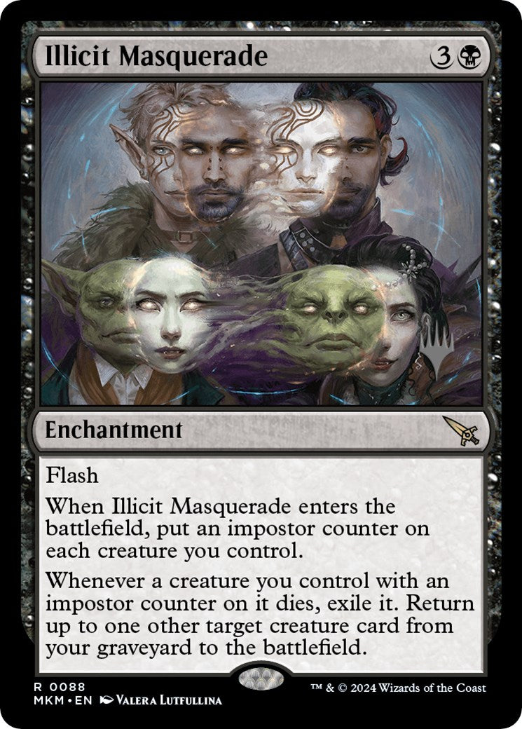 Illicit Masquerade (Promo Pack) [Murders at Karlov Manor Promos] | Good Games Morley
