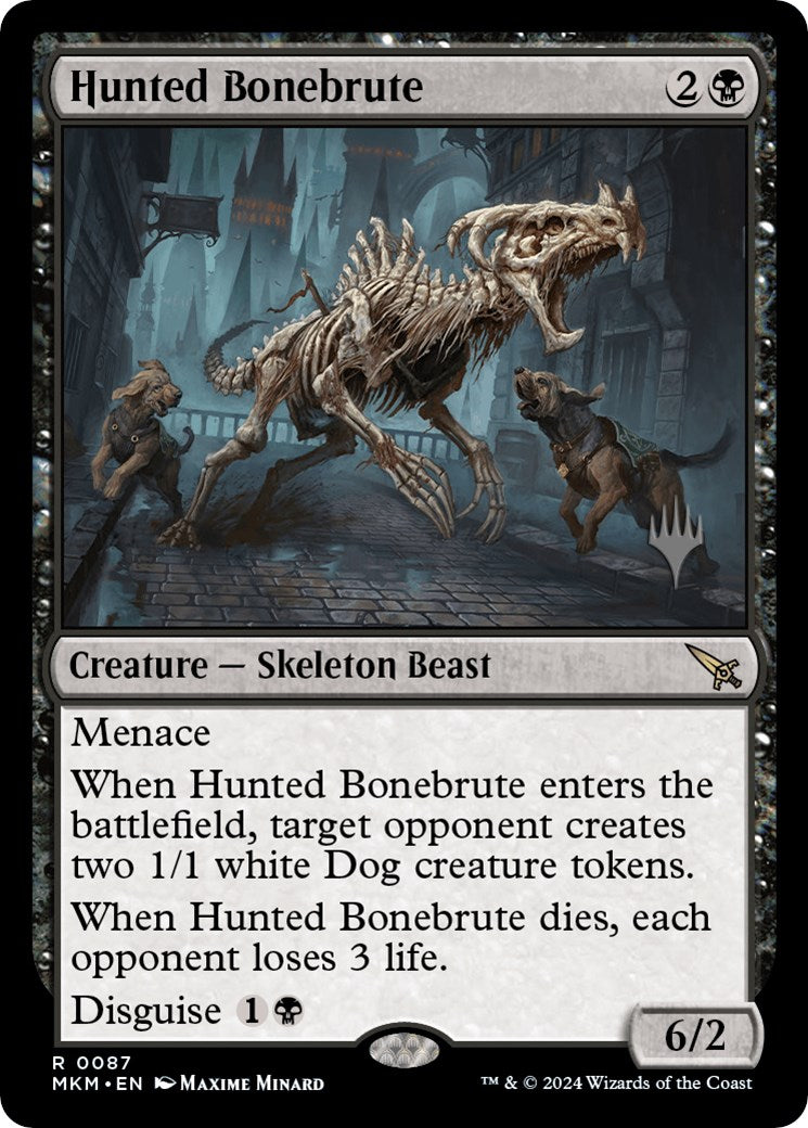 Hunted Bonebrute (Promo Pack) [Murders at Karlov Manor Promos] | Good Games Morley