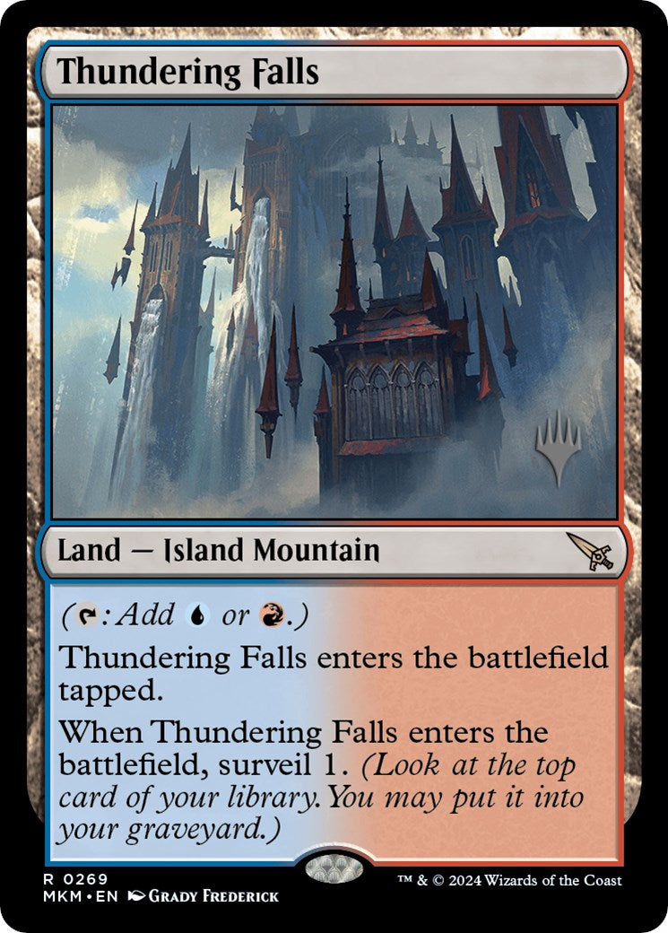 Thundering Falls (Promo Pack) [Murders at Karlov Manor Promos] | Good Games Morley
