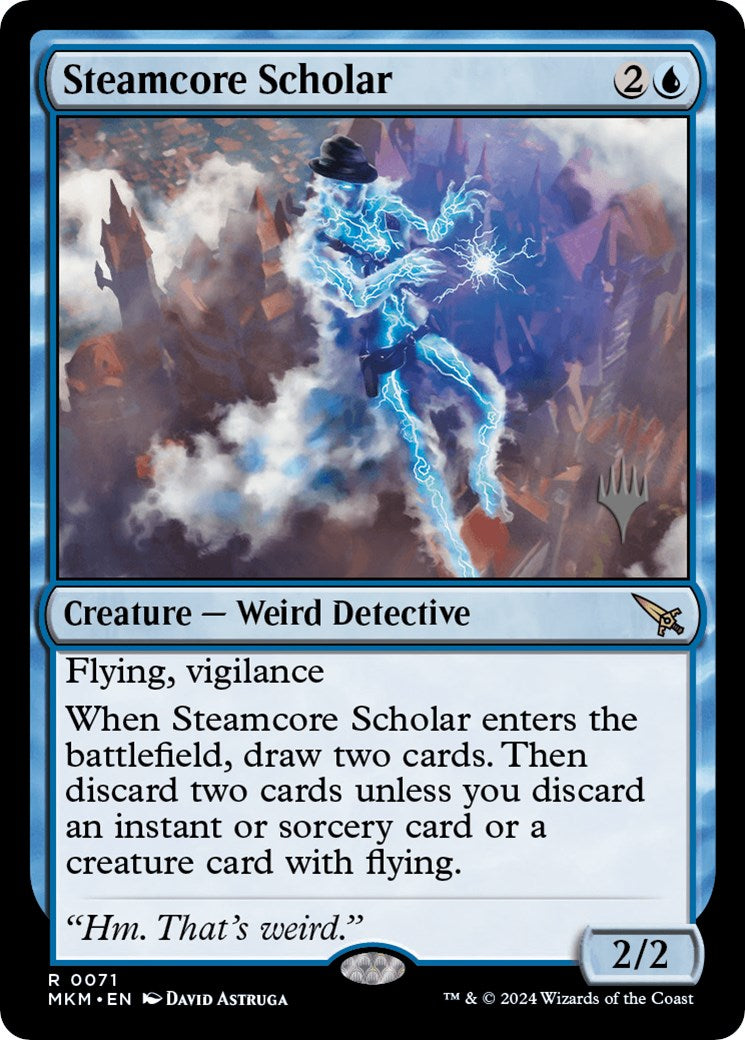 Steamcore Scholar (Promo Pack) [Murders at Karlov Manor Promos] | Good Games Morley
