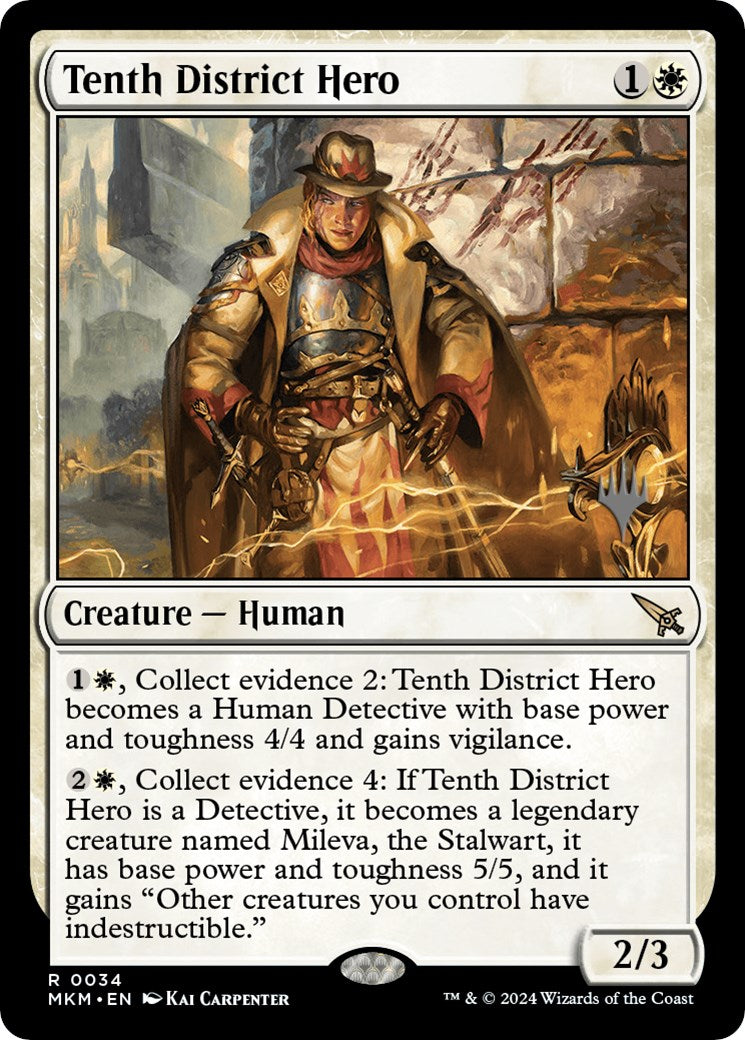 Tenth District Hero (Promo Pack) [Murders at Karlov Manor Promos] | Good Games Morley