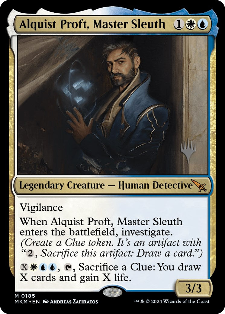 Alquist Proft, Master Sleuth (Promo Pack) [Murders at Karlov Manor Promos] | Good Games Morley