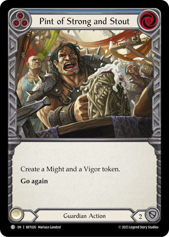 Pint of Strong and Stout [BET026] (Heavy Hitters Betsy Blitz Deck) | Good Games Morley