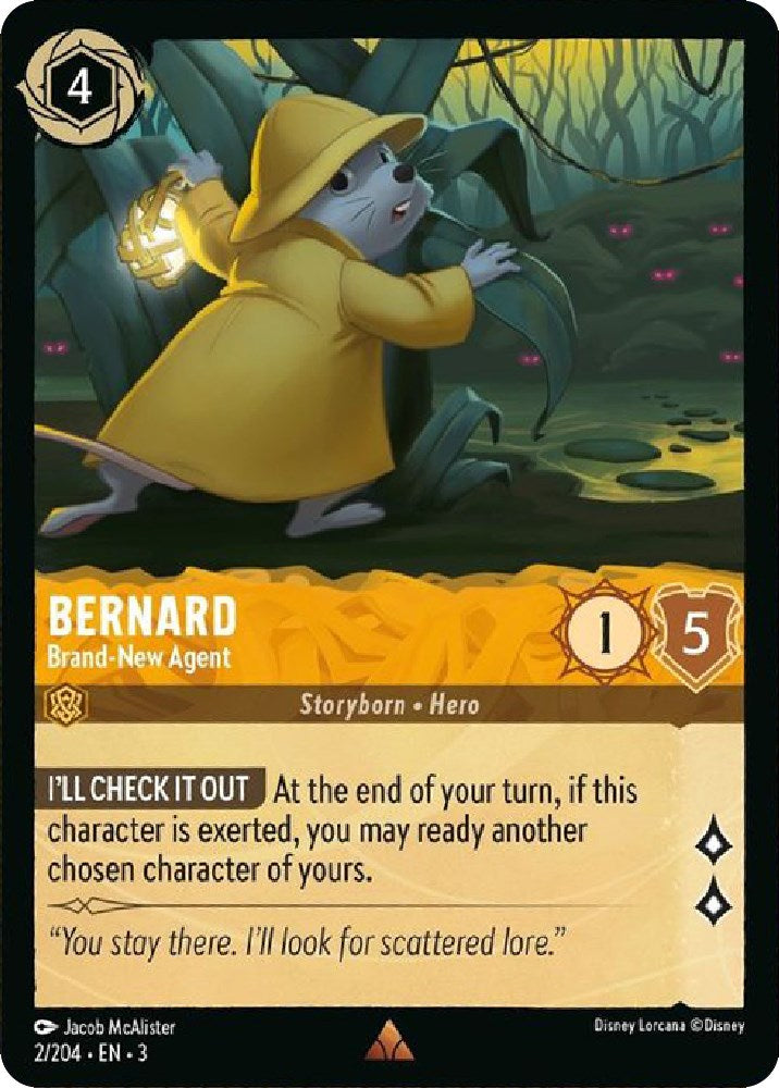 Bernard - Brand-New Agent (2/204) [Into the Inklands] | Good Games Morley
