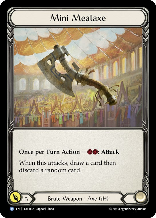 Mini Meataxe [KYO002] (Heavy Hitters Kayo Blitz Deck) | Good Games Morley