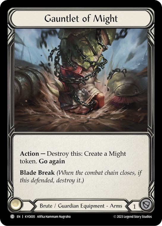 Gauntlet of Might [KYO005] (Heavy Hitters Kayo Blitz Deck) | Good Games Morley