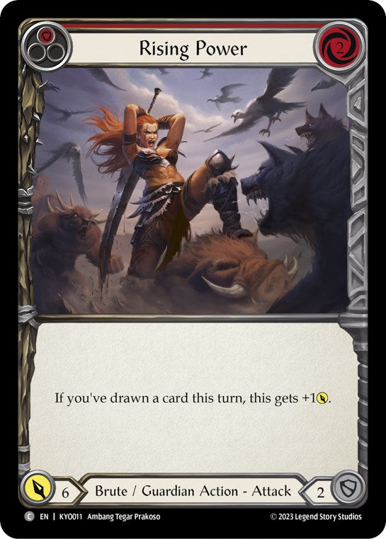 Rising Power (Red) [KYO011] (Heavy Hitters Kayo Blitz Deck) | Good Games Morley