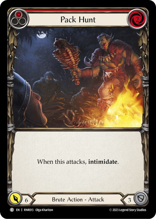 Pack Hunt (Red) [RNR013] (Rhinar Hero Deck) | Good Games Morley
