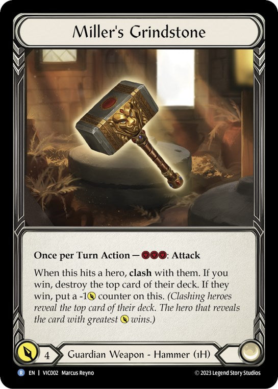 Miller's Grindstone [VIC002] (Heavy Hitters Victor Blitz Deck) | Good Games Morley