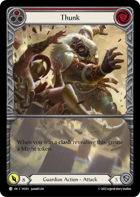 Thunk (Red) [VIC011] (Heavy Hitters Victor Blitz Deck) | Good Games Morley