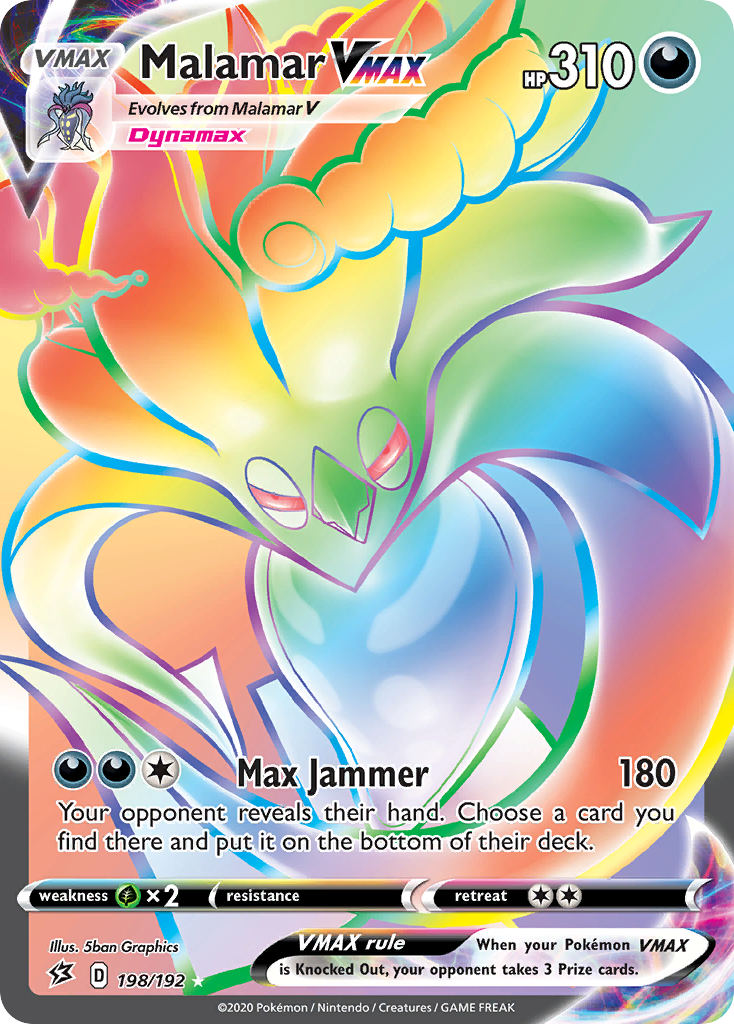 Malamar VMAX (198/192) [Sword & Shield: Rebel Clash] | Good Games Morley
