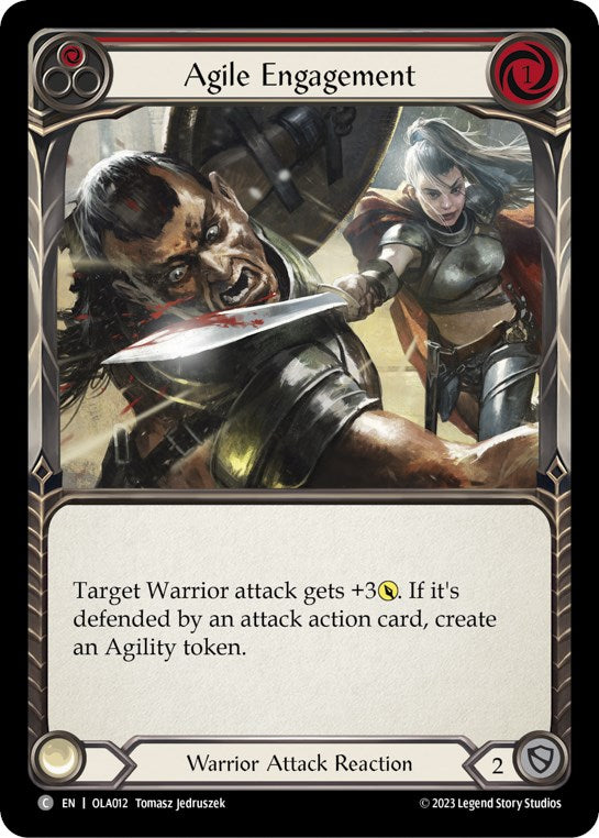 Agile Engagement (Red) [OLA012] (Heavy Hitters Olympia Blitz Deck) | Good Games Morley